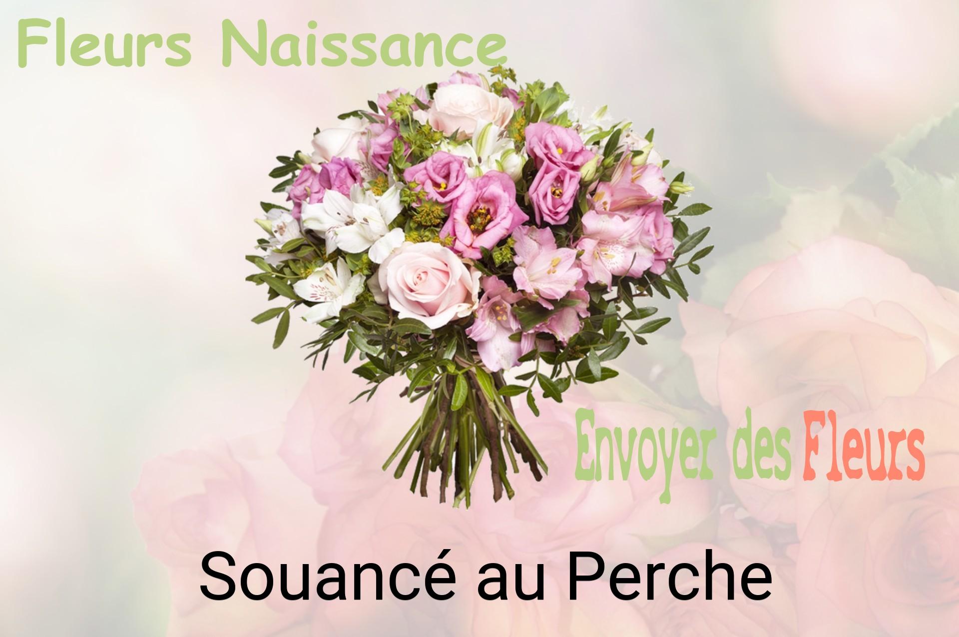 Bouquet de fleurs de naissance livré à Souancé-au-Perche